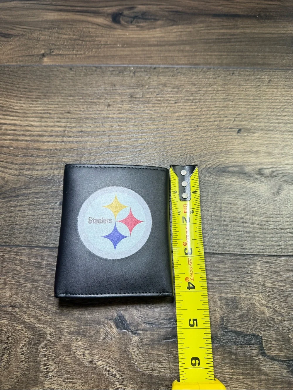 Siskiyou Sports NFL Pittsburgh Steelers Trifold Black Wallet Team Logo NWOT